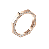 Bague Nido sides pave