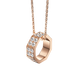 Pendentif Nido - Or Rose - Medium